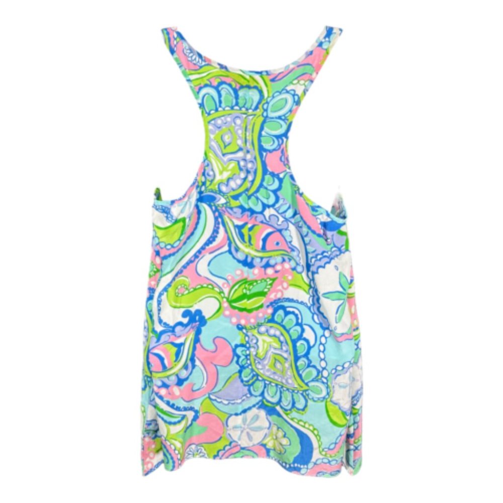 Lilly Pulitzer Multicolor Paisley Tank Top - Blue, Pink, Green - Picture 2 of 3